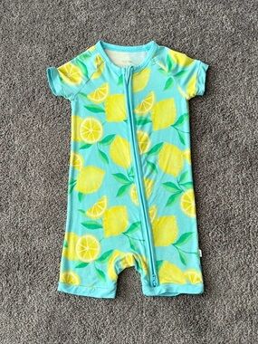 🍋Little Sleepies Sunny Citrus Shorty 12-18